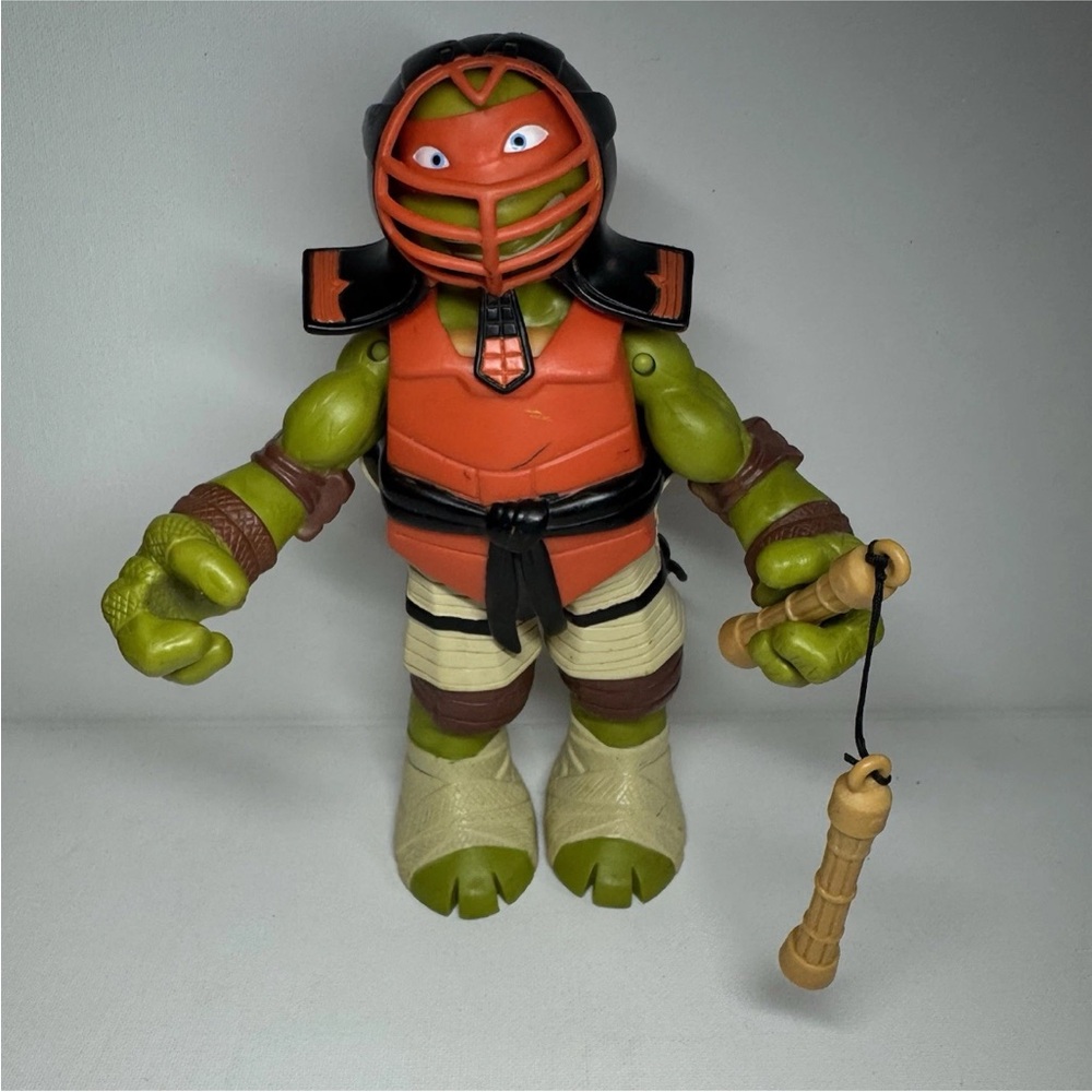 2012 Playmates TMNT Michelangelo Dojo Training Armor 10” Action Figure Playmates